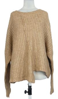 Dámský béžový svetr Zara 