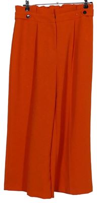 Dámské cihlově červené sukňové kalhoty Primark 