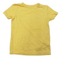 Žluté melírované tričko George 