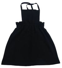 Černá žebrovaná paper bag laclová sukně V BY VERY