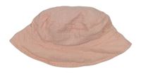 Broskvový mušelínový klobouk Matalan