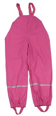 Růžové laclové nepromokavé kalhoty Lupilu