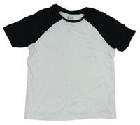 Bílo-černé tričko C&A
