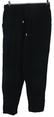 Dámské černé volné kalhoty Amisu 