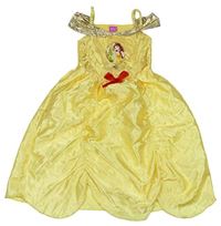 Kostým - Žluté saténové šaty - Belle Disney