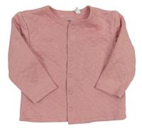 Růžový prošívaný kabátek Liegelind