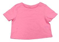 Neonově růžové crop tričko Matalan