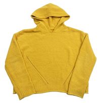 Hořčicový svetr s kapucí C&A