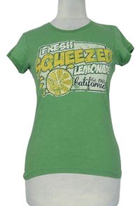 Dámské zelené tričko s nápisy New Look 