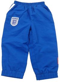 Modré šusťákové podšité kalhoty - England George