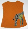 Oranžové tričko se žirafou zn.Next