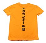 Oranžové sportovní tričko s DragonBall zn. Primark