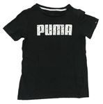 Černé tričko s logem Puma