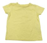 Žluté tričko s kapsičkou Next