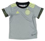 Světlešedé fotbalové tričko - Celtic Adidas