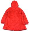 Červená šusťáková zimní bundička s kapucí zn.Marks&Spencer