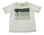 Bílé sportovní tričko s nápisy Puma