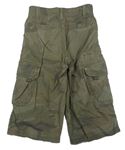 Army plátěné crop kalhoty s kapsami zn. Rebel
