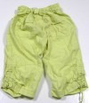 Zelené plátěné 3/4 kalhoty zn.Early days