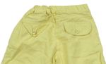 Žluté lněné crop kalhoty zn. George