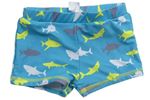 Zelenomodré nohavičkové plavky se žraloky F&F