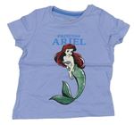 Světlemodré tričko s Ariel M&S