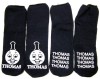 Outlet - 2pack tmavomodré domácí ponožky s Thomasem vel. 23-26
