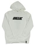 Bílá mikina s kapucí a nápisem - Billie Eillish C&A