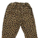 Béžové elastické manšestráky s leopardím vzorem zn. H&M