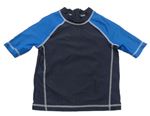 Šedo-modré UV tričko Primark