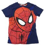 Tmavomodré tričko se Spidermanem H&M