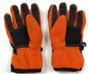 Oranžovo-šedé lyžařské rukavice 