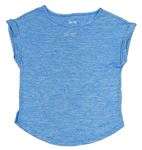 Modré melírované sportovní tričko USA pro