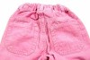 Růžové manžestrové kalhoty se srdíčky zn. H&M