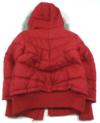 Červená šusťáková zimní bundička s kapucí zn. Gloss