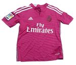 Tmavorůžový fotbalový dres - Real Madrid Adidas