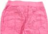 Růžové plátěné roll-up kalhoty zn. Cherokee