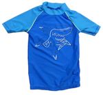 Modré UV tričko se žralokem Mountain Warehouse