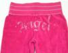 Růžové sametové kalhoty s nápisem zn. Sophie 