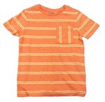 Oranžovo-žluté tričko s kapsičkou M&S