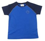 Modro-tmavomodré sportovní tričko s míčem Topolino