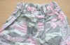 Růžové army plátěné oteplené kalhoty