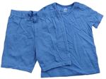 2set- modré tričko+ kraťasy F&F