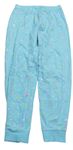 Pomněnkové pyžamové kalhoty s hvězdami C&A