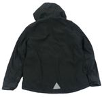 Černá šusťáková zateplená bunda s kapucí zn. George