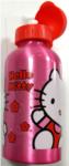 Outlet - Růžová aluminiová svačinová láhev s Kitty zn. Sanrio