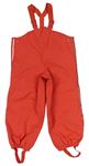 Červené šusťákové laclové kalhoty TCM 