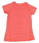 Oranžové melírované sportovní tričko H&M