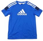 Modré sportovní funkční tričko Adidas
