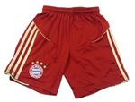 Červené funkční fotbalové kraťasy FC Bayern Adidas